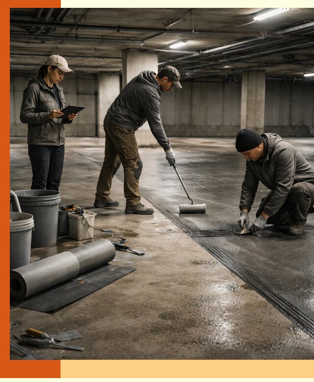 Гидроизоляция паркинга в Бердске: качественная защита зданий