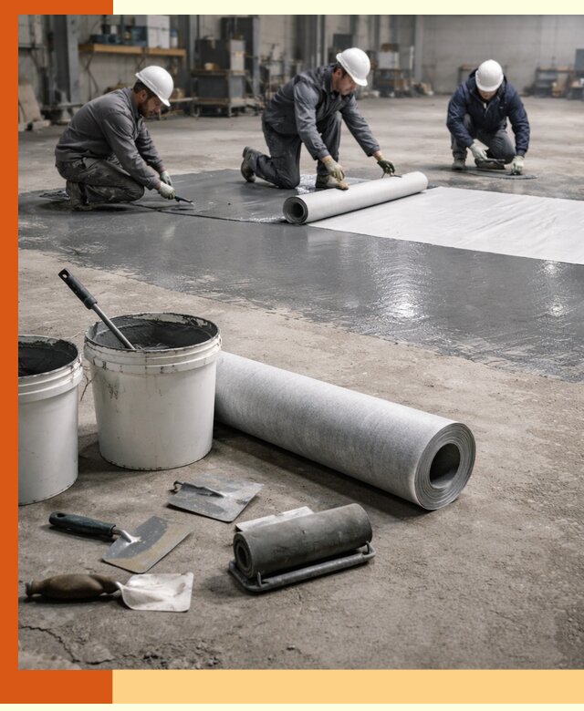 Гидроизоляция промышленного пола в Бердске — защита и долговечность