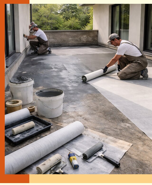 Гидроизоляция террасы в Бердске — надежная защита от влаги и протечек