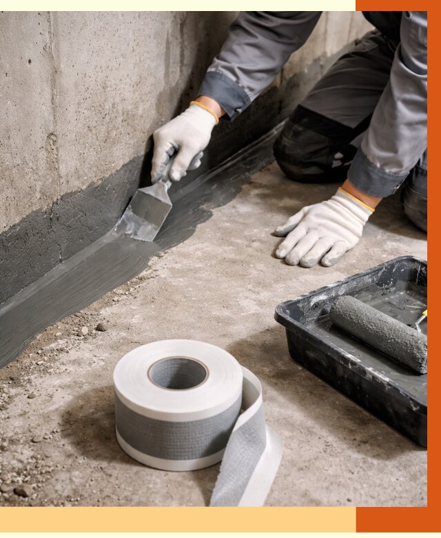 Гидроизоляция швов и герметизация стыков в Бердске от 1302 руб. | ТепломастерБрд