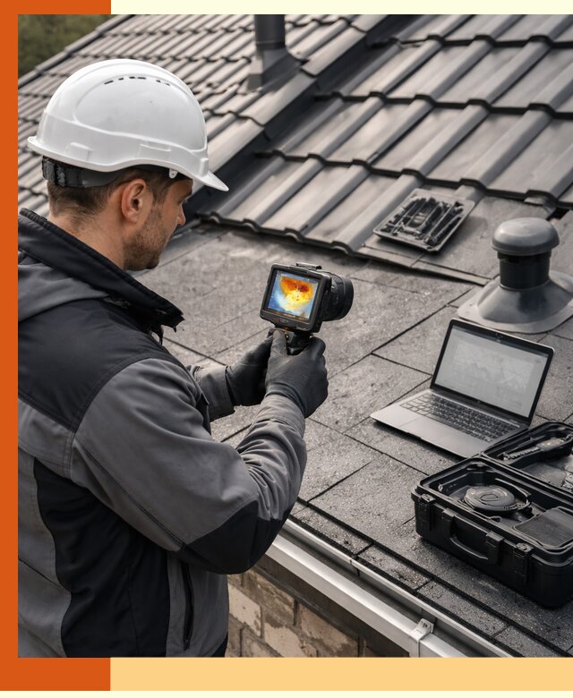 Тепловизионное обследование кровли в Бердске для выявления дефектов