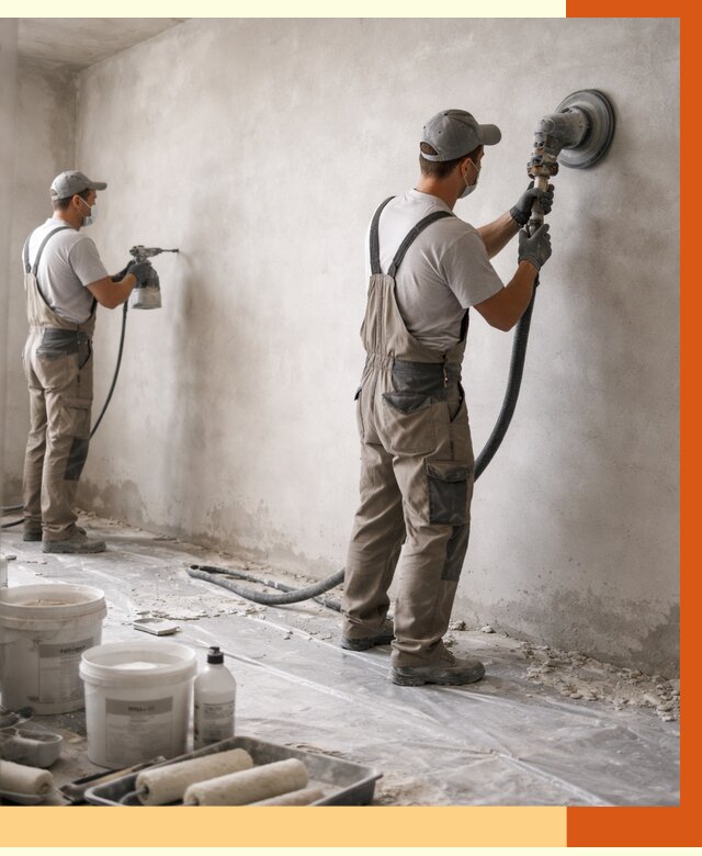 Подготовка поверхности под напыление в Бердске от 1249 руб. — ТепломастерБрд